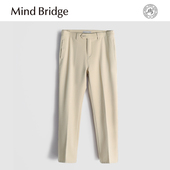 Bridge2025秋冬季 新款 男士 Mind 高级感含羊毛莱赛尔混纺休闲长裤