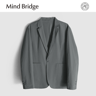 西装 男商务休闲肌理感薄款 透气抗皱西服 Bridge2025春夏新款 Mind