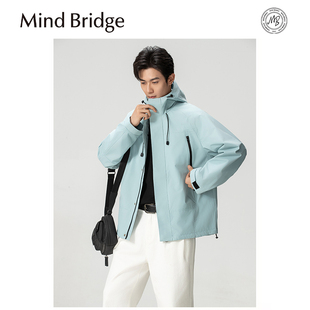 轻奢户外休闲运动防风外套登山服 Mind Bridge2025春秋季 新款 男士