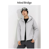 外套纯色棉衣男 新款 Mind Bridge户外棉防泼水运动棉服2025秋冬季