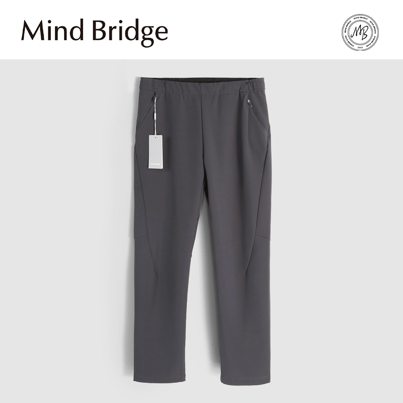Mind Bridge户外登山徒步休闲裤男春秋季新款薄绒加厚保暖防风裤