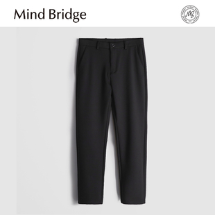 高级感加厚弹力直筒通勤休闲裤 Mind 新款 2025秋冬季 子 Bridge男装