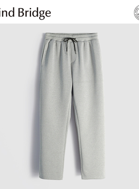 Mind Bridge2025秋季新款男士户外空气层卫裤弹力松紧腰休闲长裤