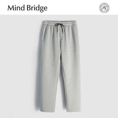 Mind Bridge2025秋季新款男士户外空气层卫裤弹力松紧腰休闲长裤