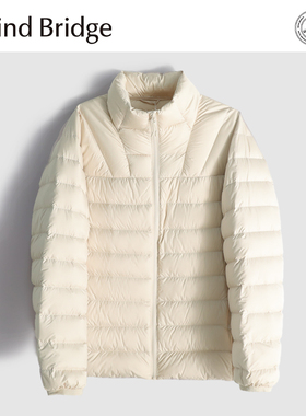 Mind Bridge2025秋冬新款羽绒服轻薄立领男女户外运动内胆排骨服