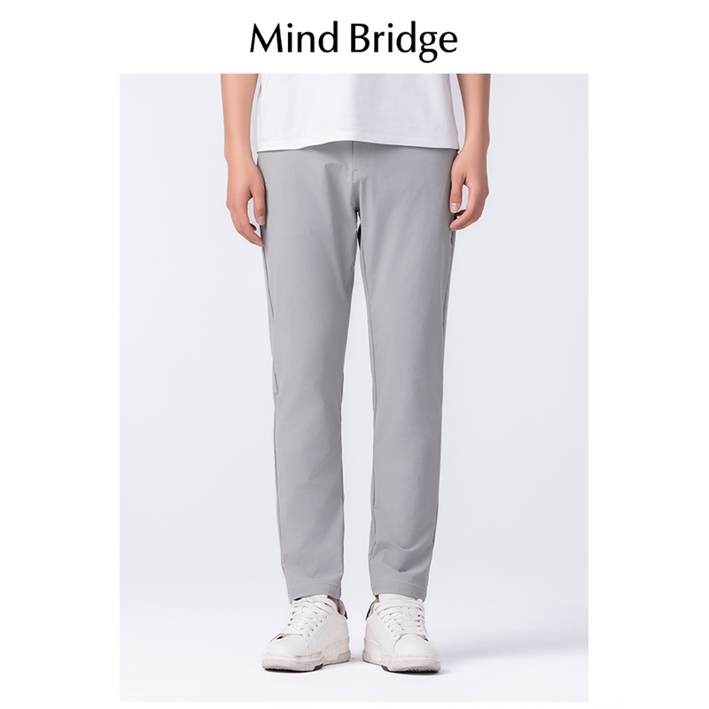 Mind Bridge城市户外2024春夏新款男防风防水休闲裤凉感弹力长裤