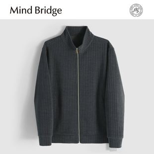 男士 新款 商务休闲高端复古灯芯绒立领外套潮 Bridge2025秋季 Mind