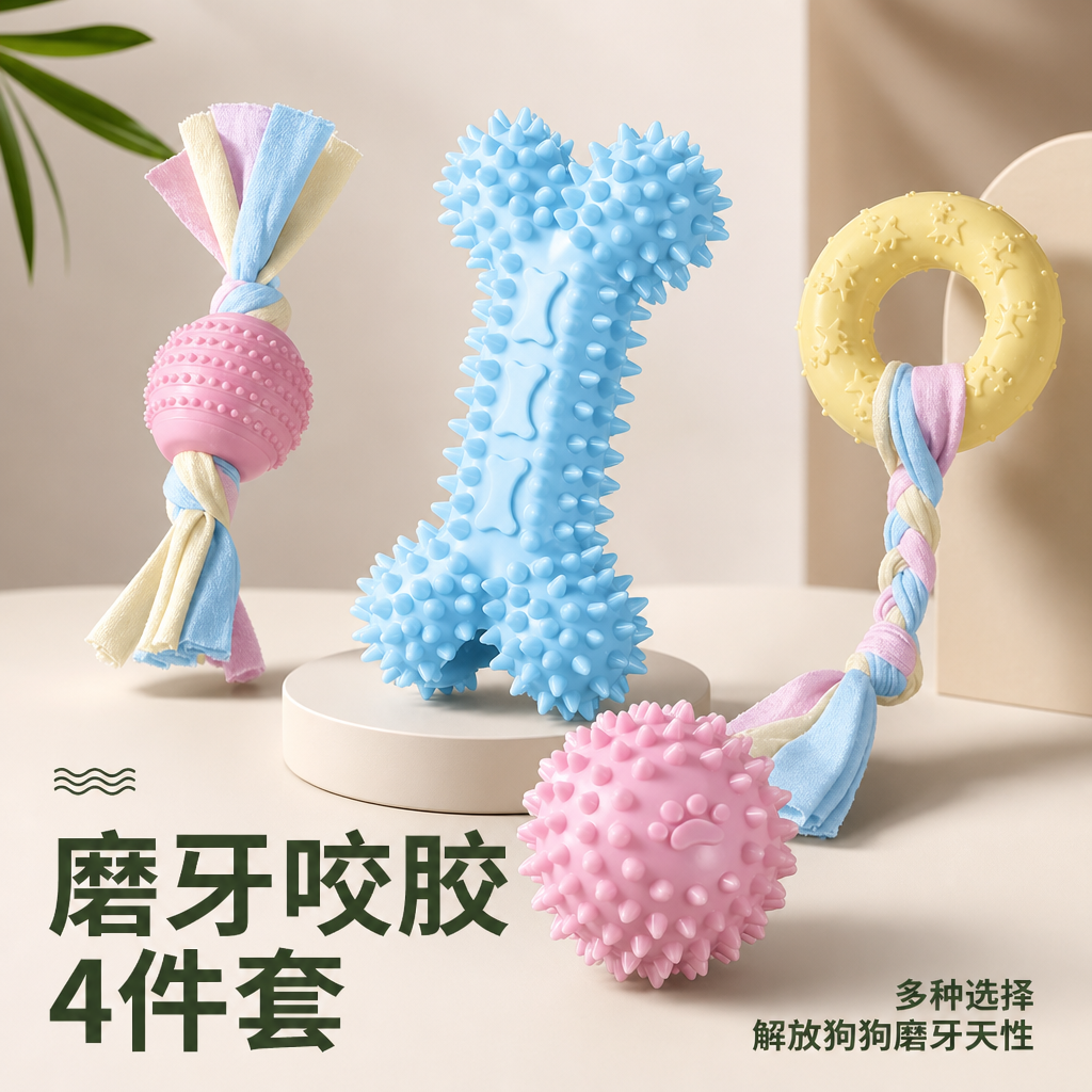 宠物狗狗玩具磨牙棒安全材质耐咬