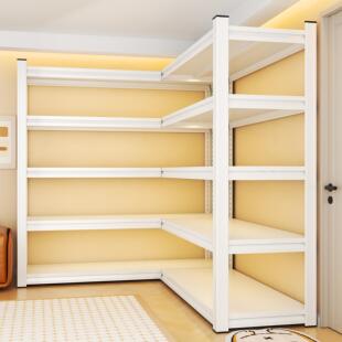 Corner L-shaped storage rack, right angle combination rack