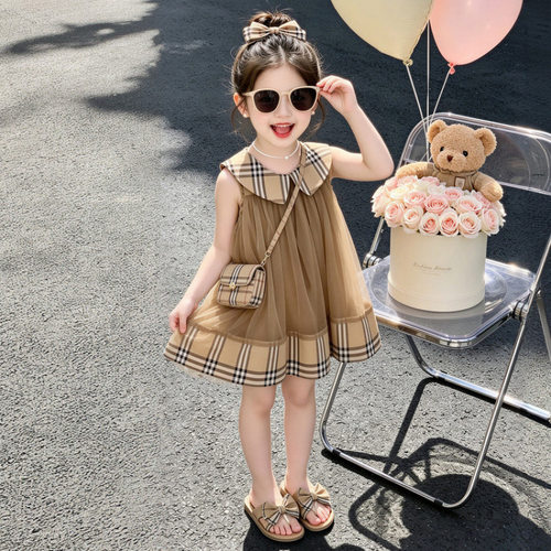 法国女童连衣裙夏季2026新款儿童夏装巨好看裙子女小童洋气纱裙