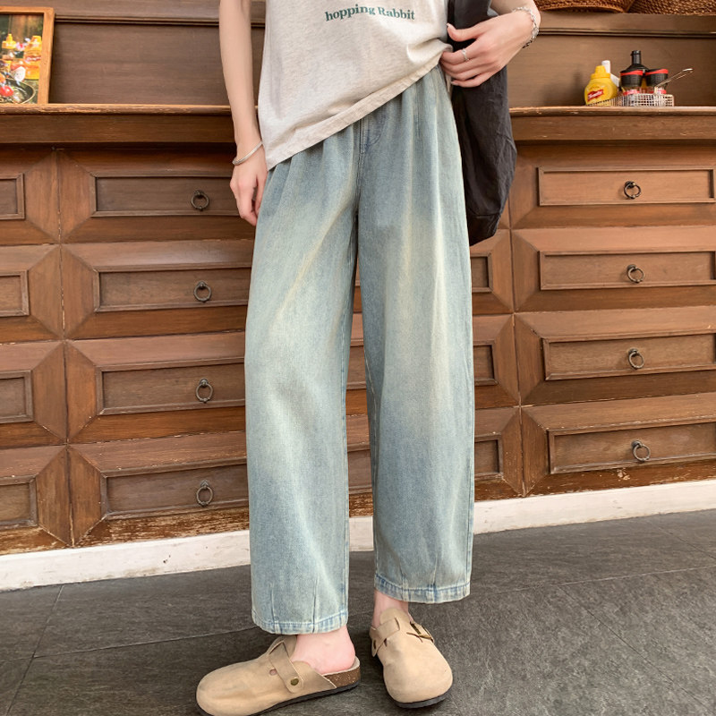天丝九分牛仔裤女春秋夏季202牛仔裤