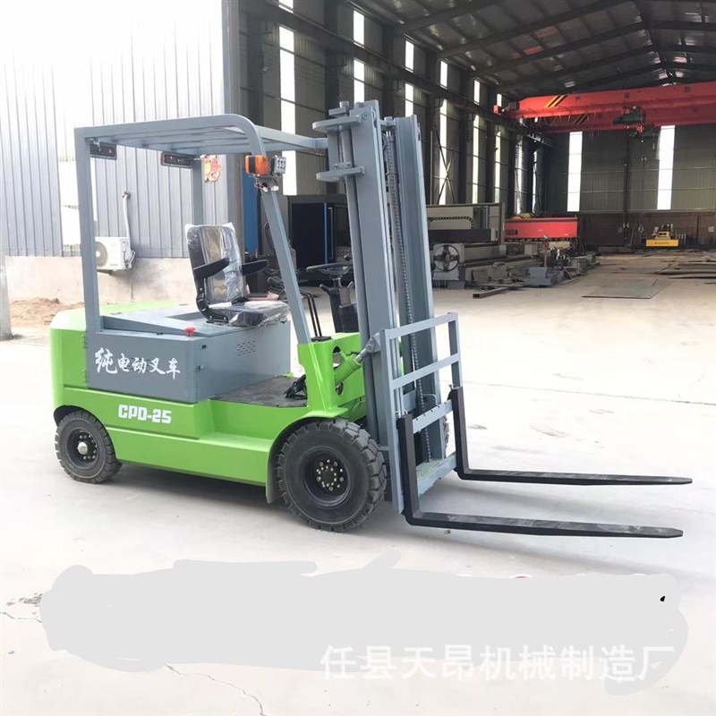 四轮电动叉车座驾式电动堆车小型搬运车一吨2吨3吨液压电动叉车