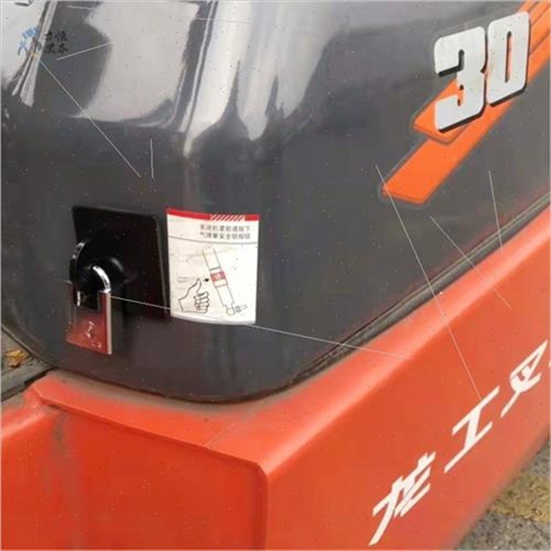 杭叉合力龙工叉车电瓶引擎盖防盗锁机盖防丢锁改装锁扣机盖罩锁扣