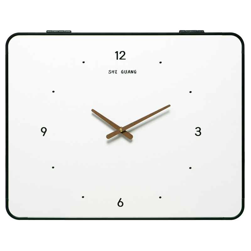 新品新品新品电表箱i装饰画带钟表现代简约B挂钟电闸遮挡画配电箱