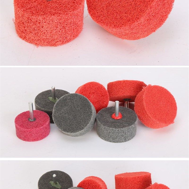纤维磨头 不织布轮尼龙打磨头拉丝金属不锈钢抛光轮电磨头 6MM柄,纺织面料/辅料/配套,其他纺织机械,淘宝优惠券,粉丝福利购,淘宝优惠卷