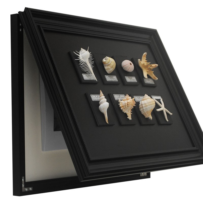 中古风电表箱装饰画2024新款高级感立体贝壳磁吸配电箱遮挡装饰画