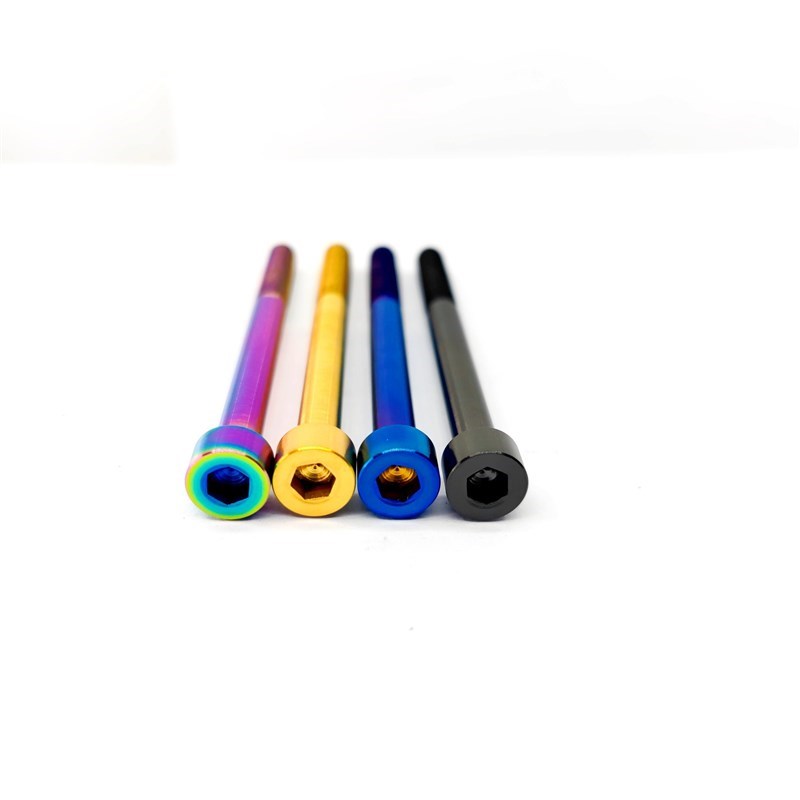 TC4钛合金螺丝-圆柱头p内六方-M5系列10.9级高比强自行车HLMET