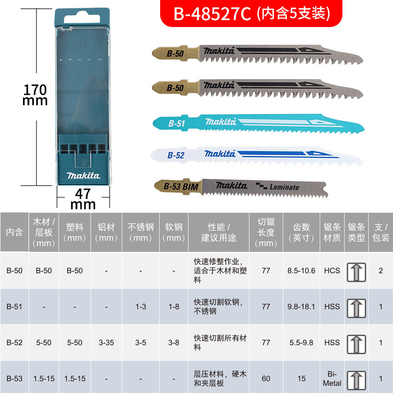 makita牧田原装曲线锯切割机高速钢锯条套装木工木板PVC金属切割,纺织面料/辅料/配套,其他纺织机械,淘宝优惠券,粉丝福利购,淘宝优惠卷