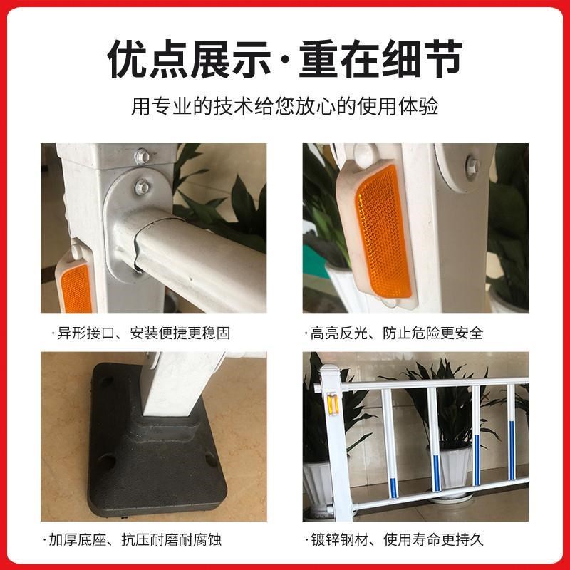 热销市政b护栏道路护栏公马路交通隔离栏城市围栏人行道防撞镀锌
