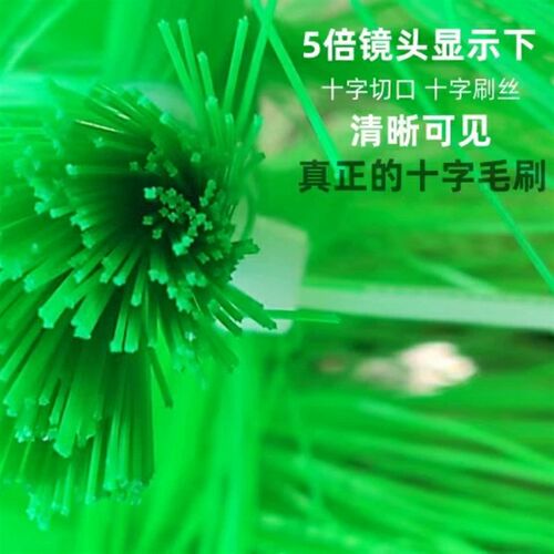 热销过滤毛刷锦c鲤鱼池毛刷滤材3A04不锈钢挂环十字过滤毛刷锦鲤