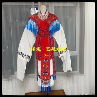 速发厢娘服装儿童戏服戏曲古装衣七仙演服出西红记丫鬟小姐服饰云