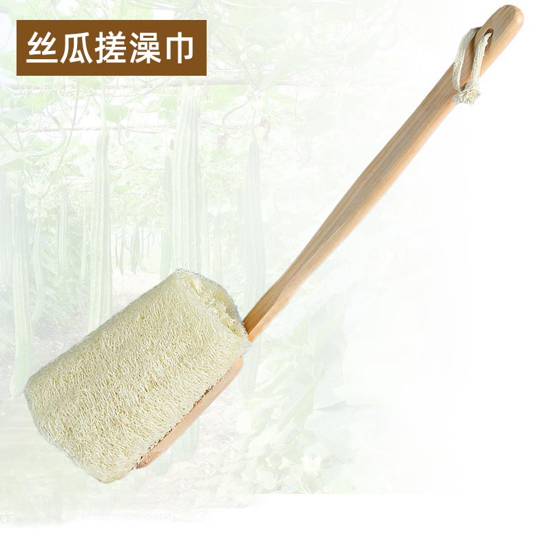 速发丝背络搓背神器 洗条巾搓澡巾木柄后背擦瓜戳澡拉背澡男家用