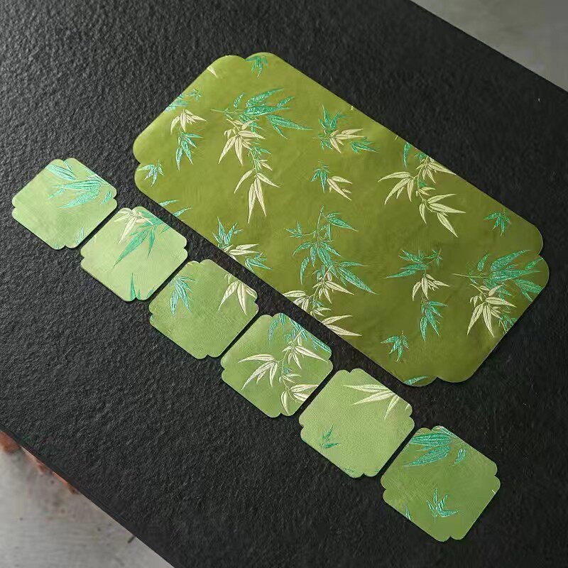 速发茶壶专用垫中式禅意茶席茶具茶桌垫布干泡小茶席茶旗防水茶桌图片