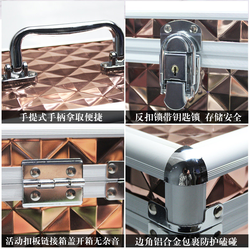 速发技箱工具箱整理箱化妆品足收纳盒采耳修脚工具箱师浴疗