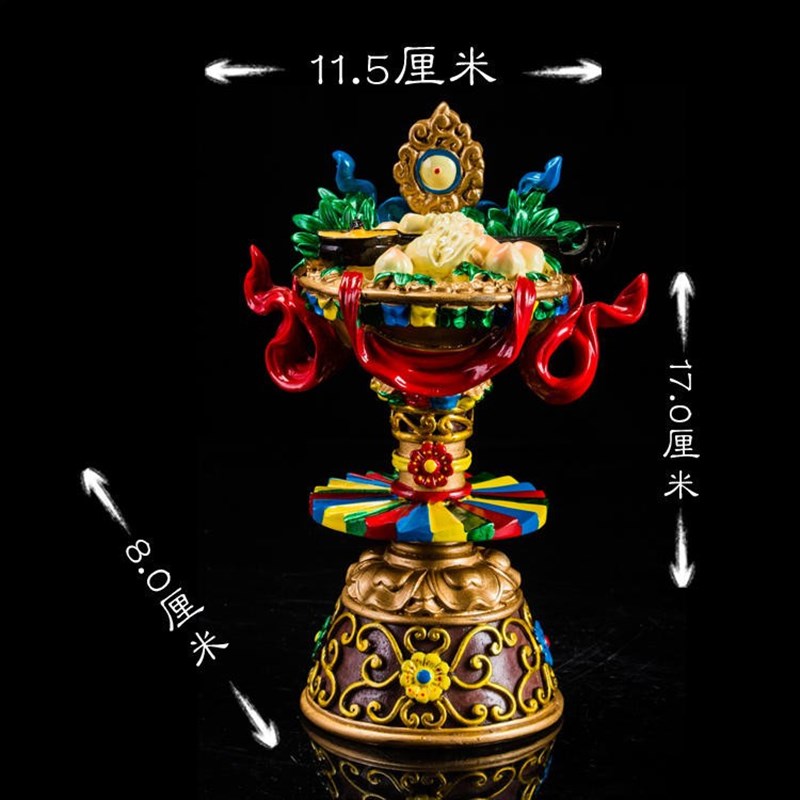 速发彩绘树脂五妙欲堂摆件藏传密宗供品密宗供品供用品五秒欲