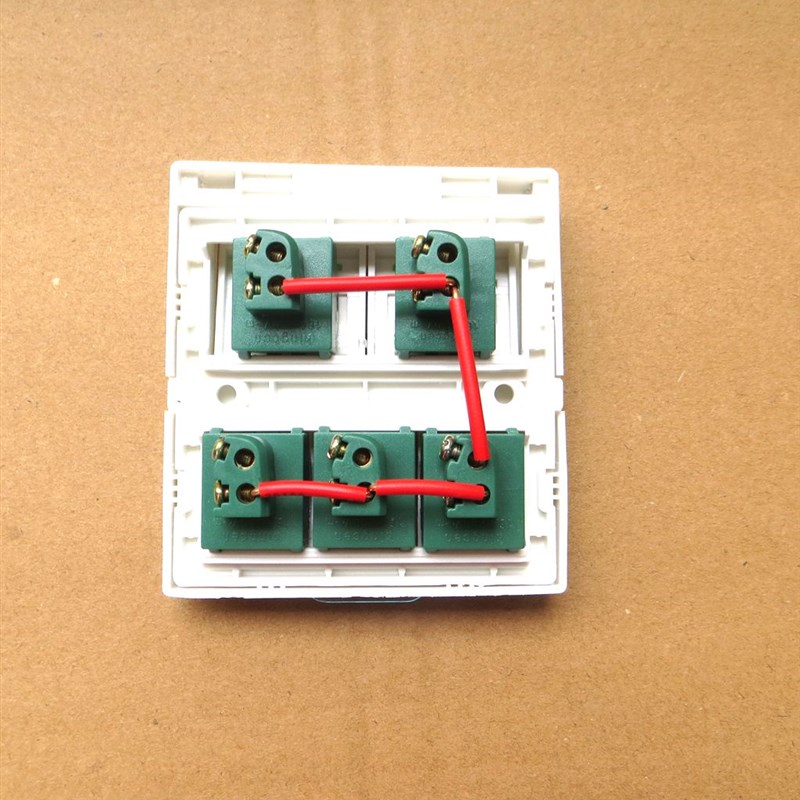 速发浴霸关关透开16A耐用五合一通用86型浴霸专用五联开开5明带盖