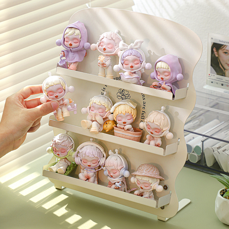 速发收纳泡架玛特温度盒小摆件展示泡牌面立桌积木娃娃陈列架