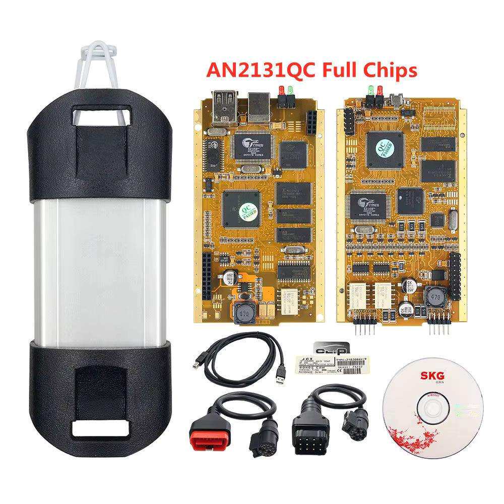 for Renault CAN Clip V220 Full Chip AN2131QC金边雷诺诊断仪