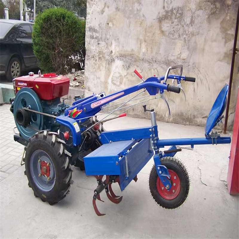 手扶式农用拖拉机硬地深翻柴油大马力旋耕机多功能小型手扶拖拉机