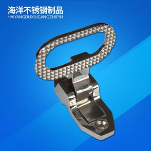 海洋不锈钢船用五金配件316脚踏板 正中不正中 90MM 151MM支架