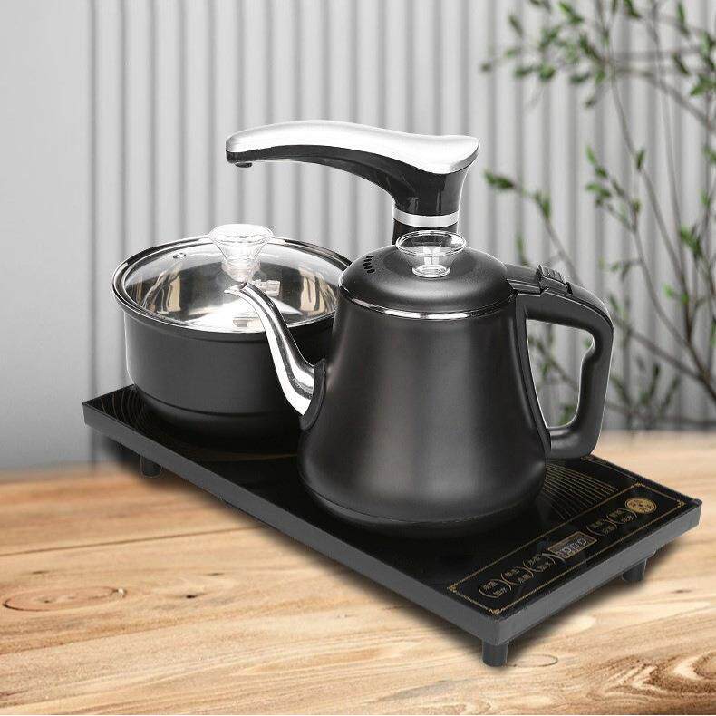 全自动上水电热烧水壶茶台一体家用办公抽水加水泡茶具电磁炉