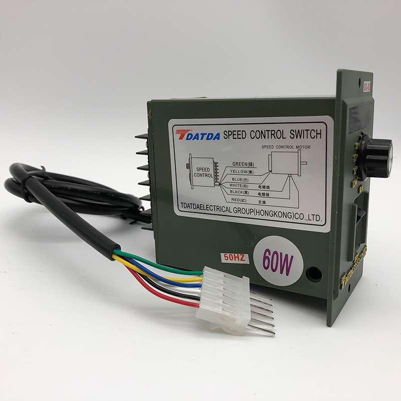 厂家直销数显调速器UX-52 交流减速电机调速开关6-250W马达调速器