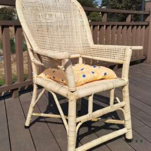 天然藤椅单人高靠背椅竹椅子老式老人椅办公椅电脑椅藤编休闲椅