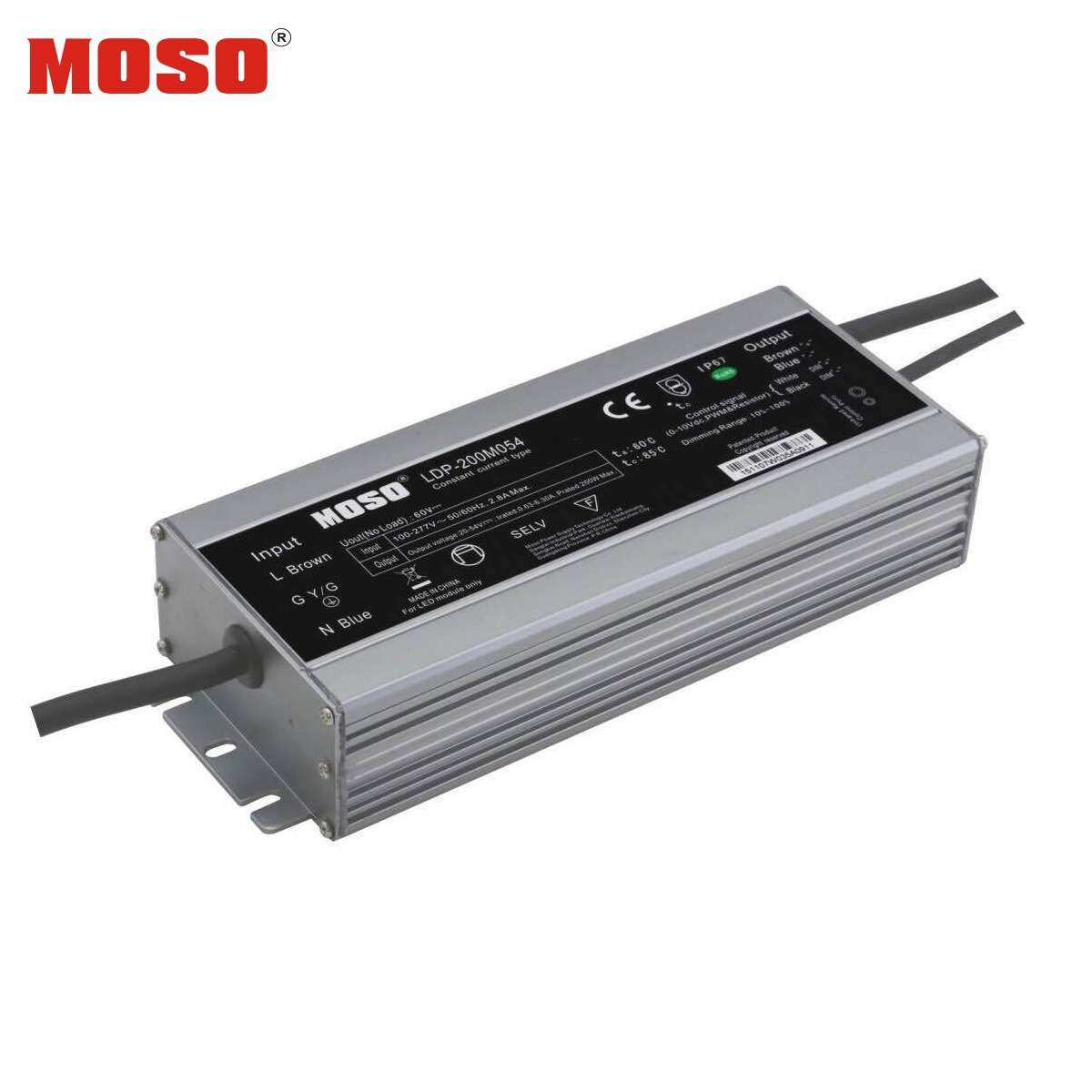 茂硕电源LDP-240M368PWM调光LED恒流户外驱动稳定