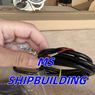 24V IP68白色藍色雙色不銹鋼防水游艇船用LED水下燈船 E019002