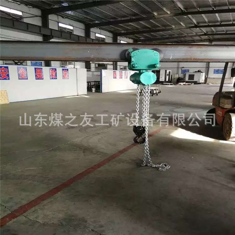 煤矿船舶用气动葫芦HQ3吨升高6米 隔爆型过载保护