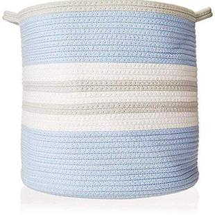 棉绳 编制玩具杂物收纳筐 衣服整理脏衣篮