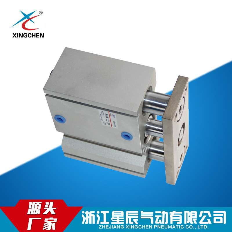 星辰气动气缸MGQM32系列 新薄型带导杆气缸 三轴气缸 原厂
