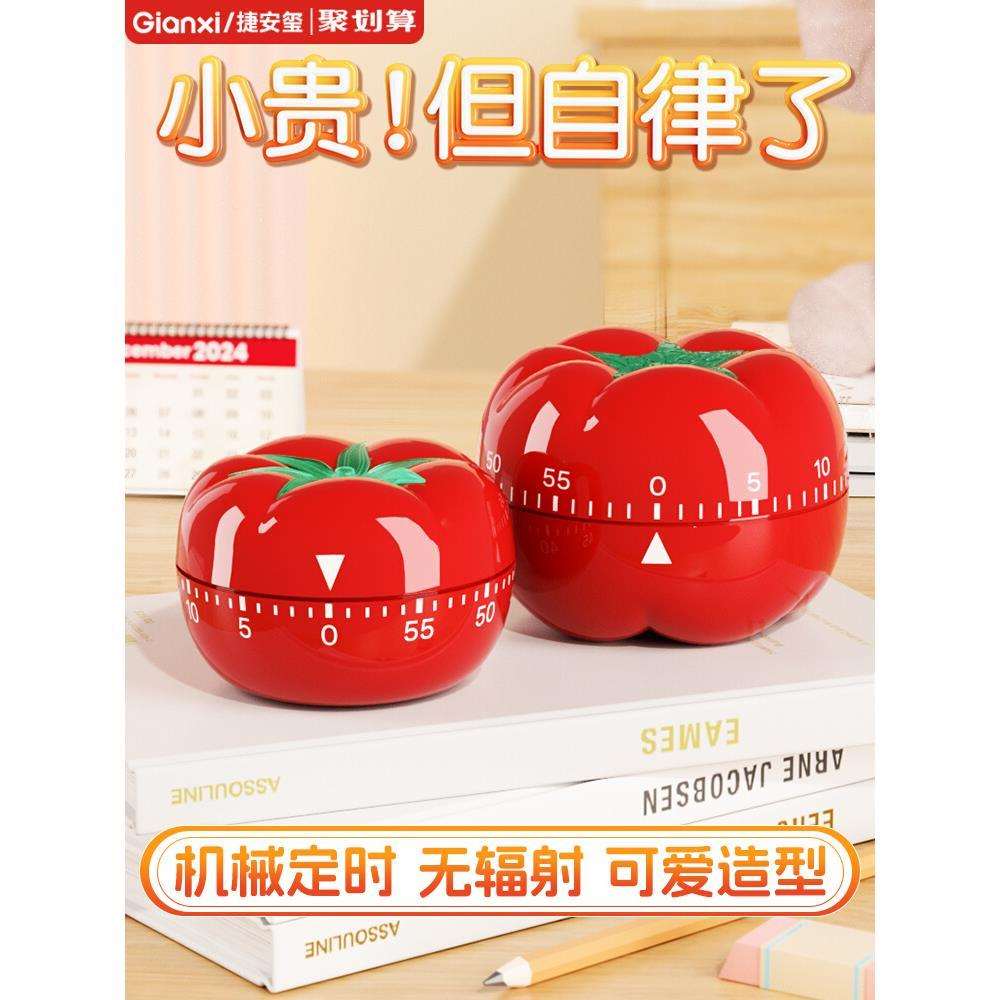番茄计时器小学生自律可视闹钟定时儿童学习时间管理器无