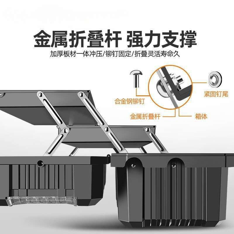 灵翼工具箱加厚多功能折叠五金收纳箱家用车载电工维修手