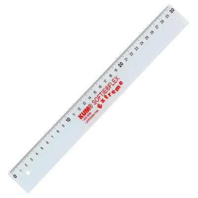 德国KUM库姆L03 Softie Flex Extreme超柔韧防滑30cm刻度精确直尺