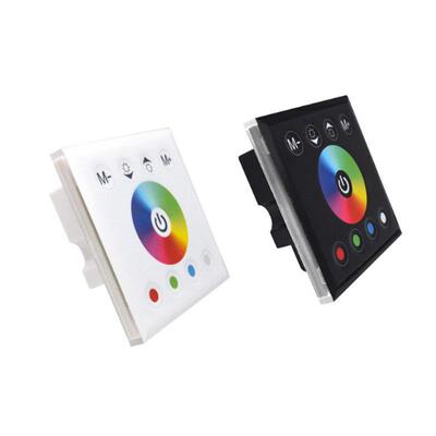 渐变 跳变 频闪 单色多种变化12-24VLED灯带 欧规RGBW全彩控制器