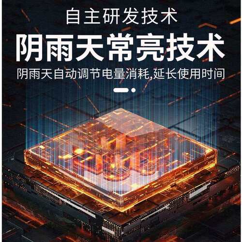 厂家直销太阳能投光灯 100W亚马逊防水户外庭院家用太阳能投光灯