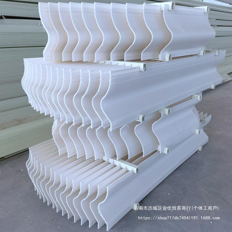 玻璃钢除雾器PP除沫器脱硫塔喷淋塔S型带钩折流板丝网屋脊垒德株
