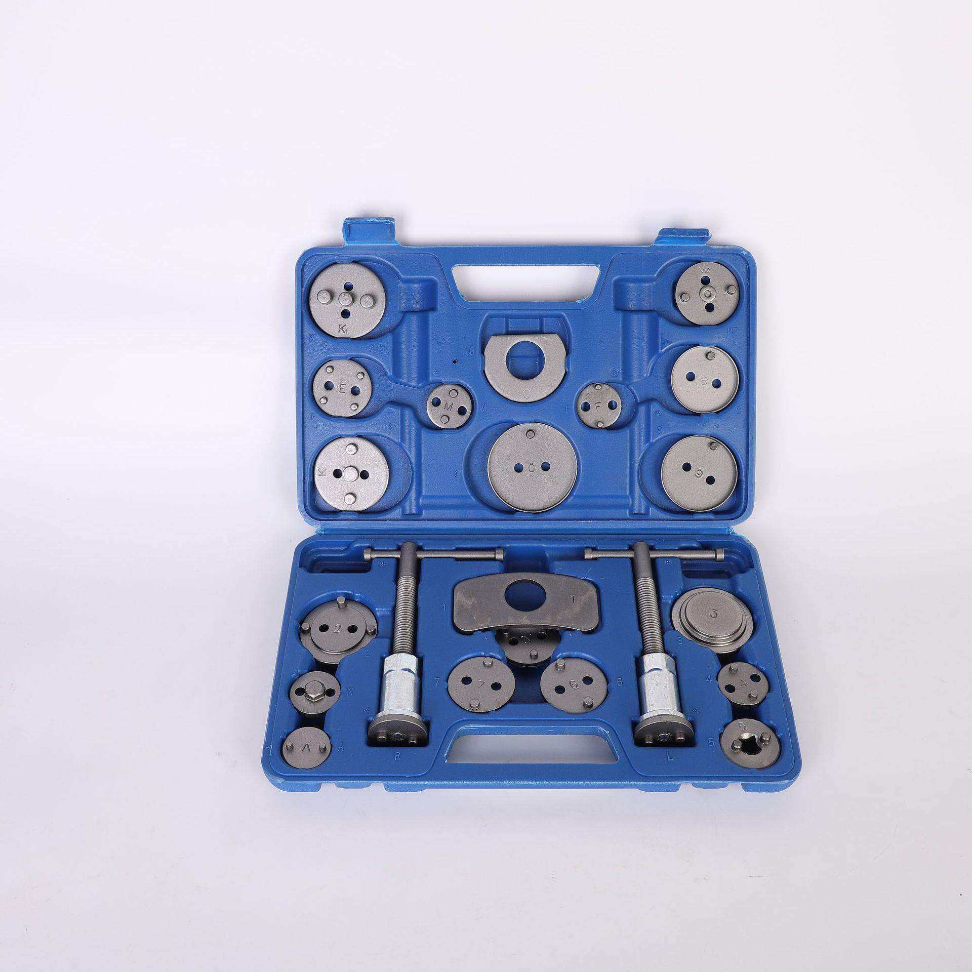 22件刹车分泵回位工具活塞顶回蝶式刹车片更换专用汽修汽保工具