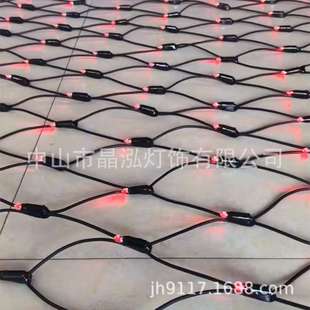 跨境橡胶线灌胶LED网灯节日商场景观装 2m256灯LED网灯 饰灯220V2